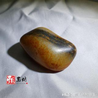 三色为奇,四色为绝,和田玉籽料原石-三色青花赏析