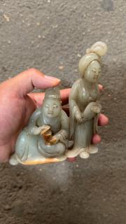 和田玉的人物摆件